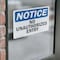 Signmission No Unauthorized Entry OSHA Notice Sign, Vinyl Decal, 10in W x 7in L, 2PK OS-2PACK-NS-D-710-L-15021 - alternate 2